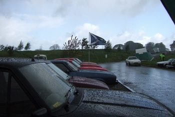 in the rain