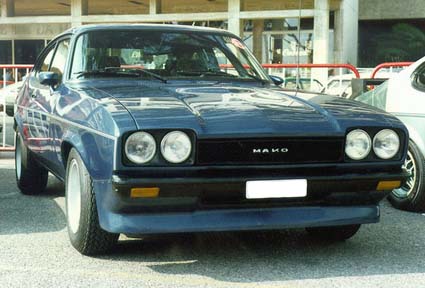 Originaler Ford Capri II V8 Mako von 1977 mit Boss302cubicinch 4949ccm 