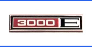 3000E metall Emblem