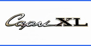 Ford Capri I XL Schriftzug metall verchromt