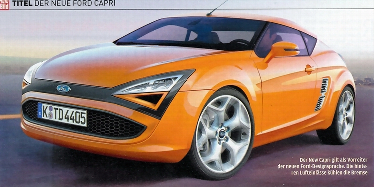 neue Ford Designsprache f r die Capri Studie