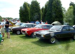 Ford Capri Mk2 National Day 2006 Wonderland Pleasure Park, Nottinghamshire, England