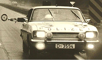 Ford Capri I als Polizeiauto