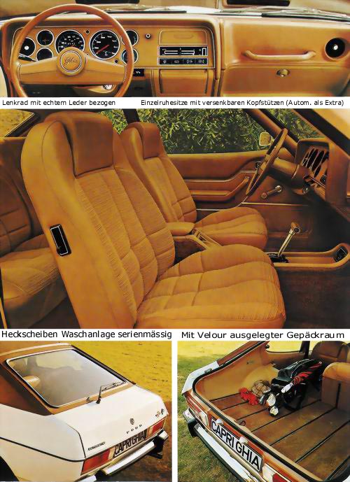 Werbeprospekt Ghia 3000