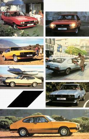Werbebröschüre Ford Capri III - 1978