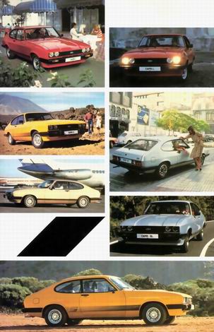 Werbebröschüre Ford Capri III - 1978 Werbebröschüre Ford Capri III - 1978