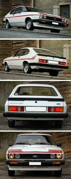 Ford Capri III 2000S Front und Heck