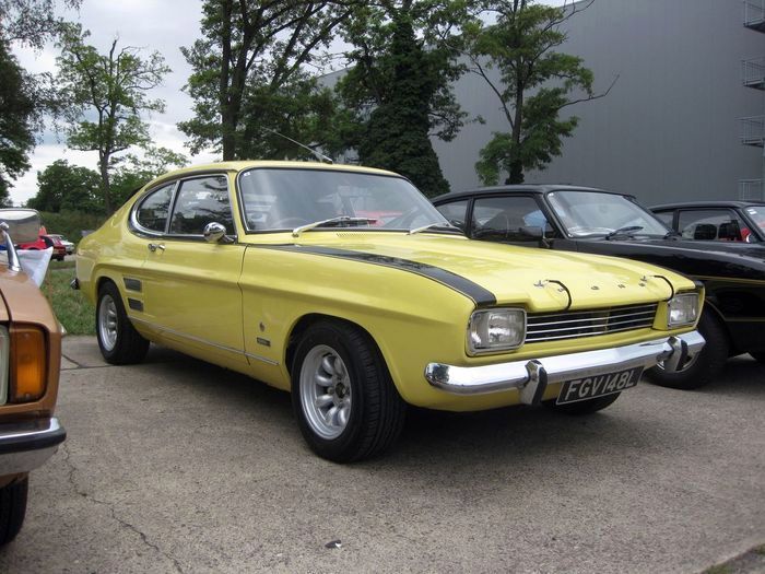 Original Ford Capri MkI Perana mit V8 Motor. Genuine Ford Capri MkI with Perana V8.