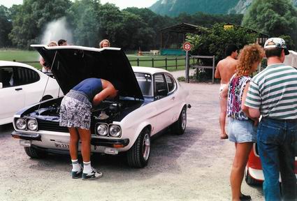 Int. Ford Capri Treffen in Chur (CH) 1994