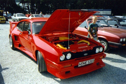 Ford Capri III - 2.8 ltr. Umbau und Verbreiterung
Ford Capri III - 2.8 litre conversion and widening
Ford Capri III - 2.8 ltr. Transformation et largissement