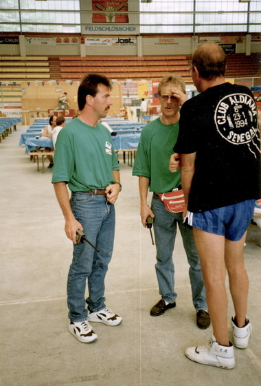 Das Organisationsteam Chur 1994
The Chur 1994 organisation team
L'�quipe d'organisation Coire 1994