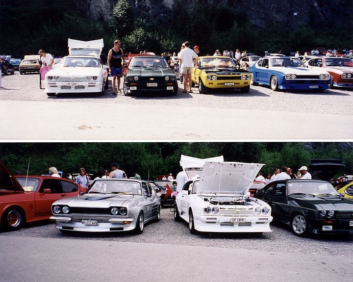 Diverse Ford Capri Modelle auf dem vollen Parkplatz
Various Ford Capri models on the full car park
Divers modèles de Ford Capri sur le parking plein Diverse Ford Capri Modelle auf dem vollen Parkplatz
Various Ford Capri models on the full car park
Divers modèles de Ford Capri sur le parking plein