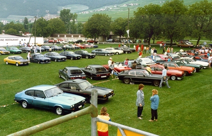 Int. Ford Capri Treffen in Aigle (CH) 1987