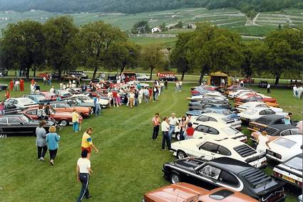 Int. Ford Capri Treffen in Aigle (CH) 1987