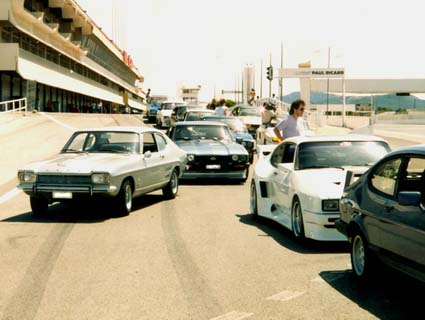Ford Capri Treffen / Meeting - Circuit Paul  Richard 1993