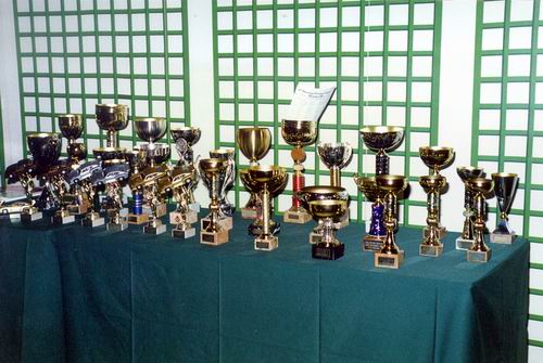 Die Sieger Pokale von Monaco 1988
Les trophes des vainqueurs de Monaco 1988
The winners' trophies from Monaco 1988