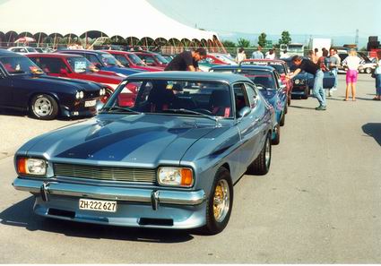 In. Ford Capri Treffen in Mannheim (D) 1991
