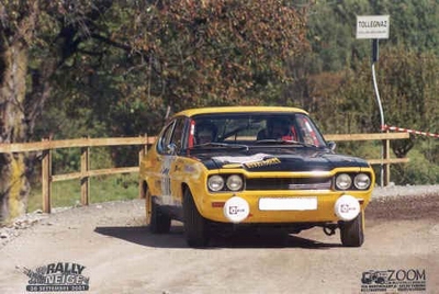 Ford Capri RS2600 mit Gegensteuer