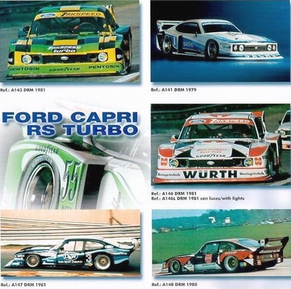 Ford Zakspeed Turbo Capri Modelle