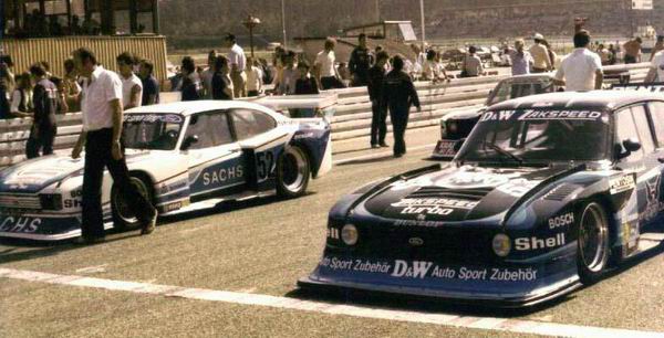 Startlinie mit Zakspeed Turbo Capri