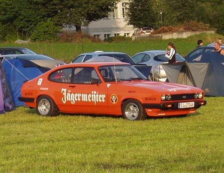 Ford Capri III mit Jägermeister Schriftzug