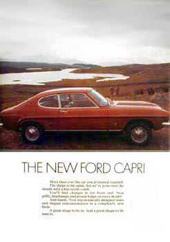 The new Ford Capri 1973