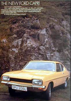The new Ford Capri L, XL, GT, GXL - 1973