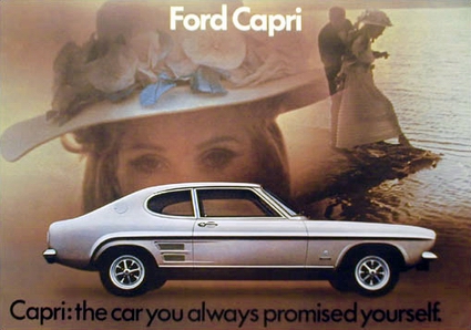Capri 1600 GT Werbung von 1970 Capri 1600 GT Werbung von 1970