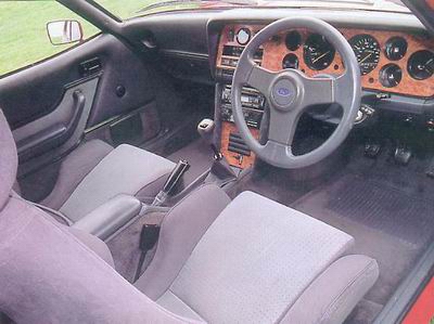 Interieur vom Capri Tickford Turbo von Aston Martin Interieur vom Capri Tickford Turbo von Aston Martin