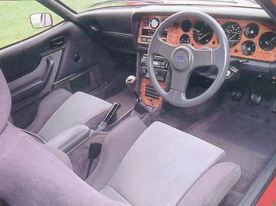 Interieur vom Capri Tickford Turbo von Aston Martin