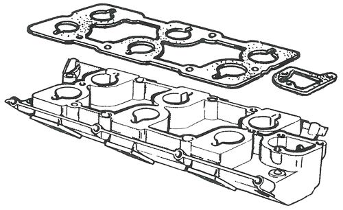 Dichtung Ansaugluftkammer * gasket air surge champer