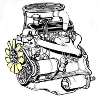 A - 4-inline (ohv) engine
