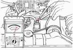 Widerstandsprüfung Warmlaufregler * resistance  check warm-up regulator