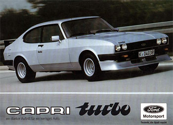 Werksturbo Ford Capri III - Nur 200 Exemplare wurden davon gebaut
