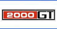 2000GT wing badge
