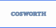 Cosworth Schriftzug Logo