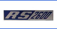 RS Emblem blau silber